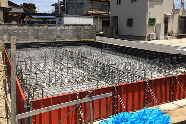 ベタ基礎の写真